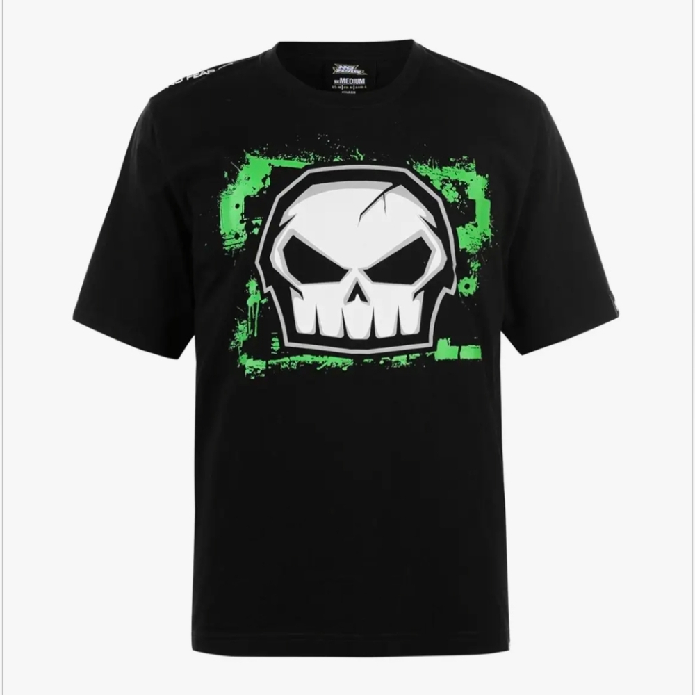 No Fear Glow In The Dark Graphic Skull T-Shirt